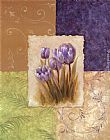 Vivian Flasch Canvas Paintings - Amethyst Tulip